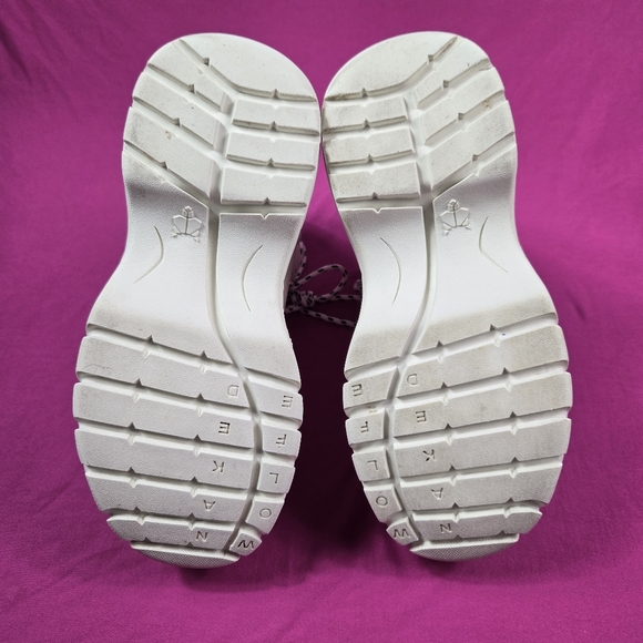 Naked Wolfe Art Wicked Leather Platform Boots Retro  Chunky Heel Women's Sz 10 - Picture 11 of 16